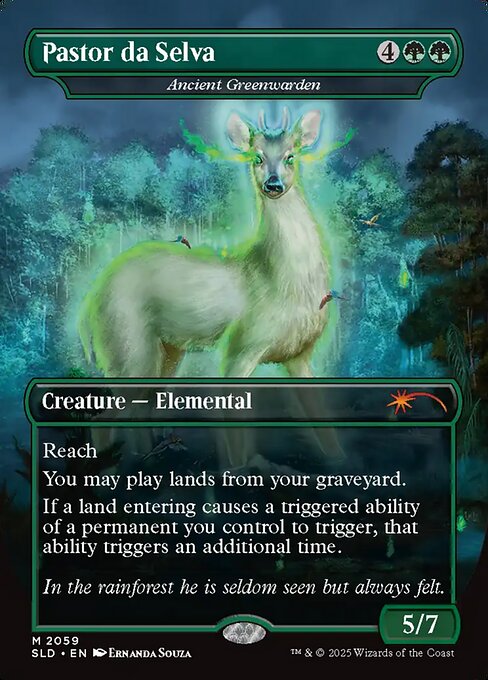 【ENG】【Foil】《古の緑守り/Ancient Greenwarden》(2059)[Secret Lair]