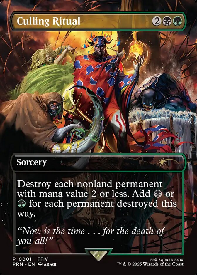 選別の儀式 Culling Ritual / プロモfoil ③ ENG】【Foil】《選別の儀式/Culling Ritual》(Commander Party