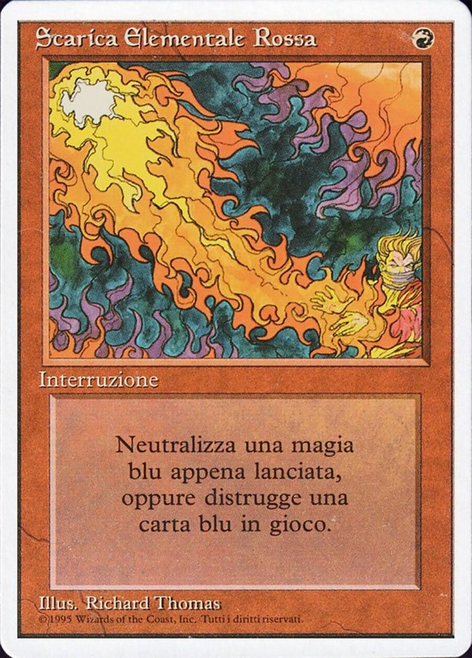【ITA】《赤霊破/Red Elemental Blast》[3ED]