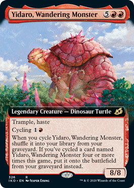 【ENG】【Foil】■拡張アート■《さまよう怪物、イダーロ/Yidaro, Wandering Monster》[IKO]