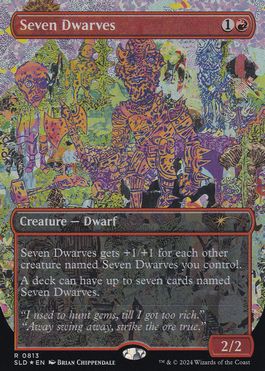 【ENG】【Foil】《七人の小人/Seven Dwarves》(813)[Secret Lair]