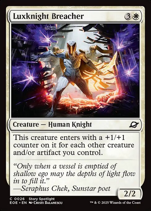 【ENG】《光明騎士の突破者/Luxknight Breacher》[EOE]