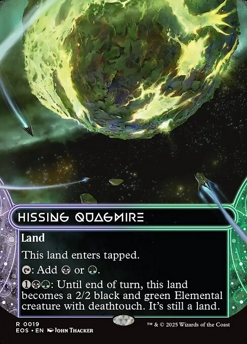 【ENG】【Foil】《風切る泥沼/Hissing Quagmire》(019)[EOS]