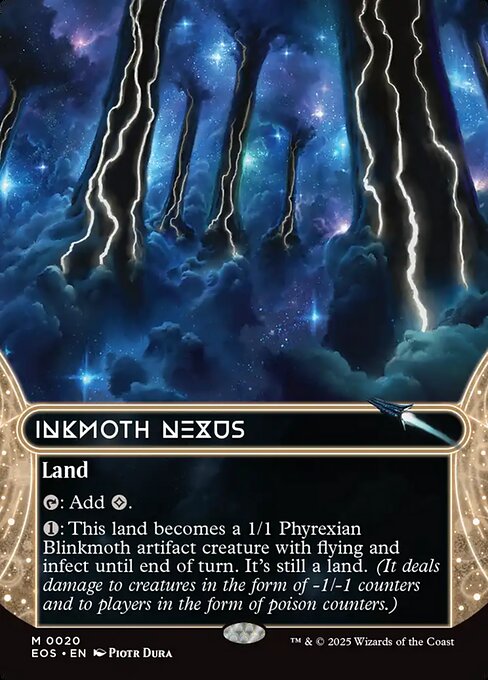 【ENG】【Foil】《墨蛾の生息地/Inkmoth Nexus》(020)[EOS]