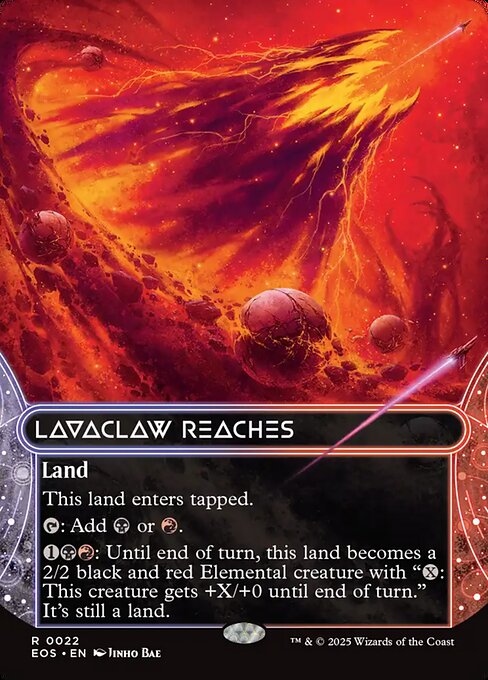 【ENG】【Foil】《溶岩爪の辺境/Lavaclaw Reaches》(022)[EOS]