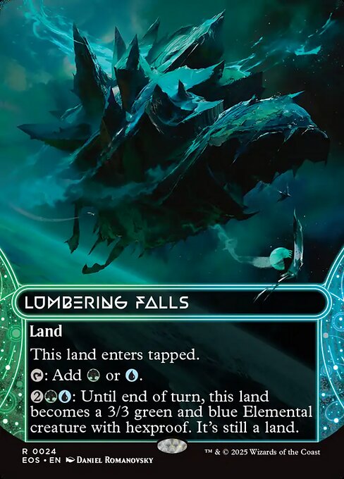 【ENG】【Foil】《伐採地の滝/Lumbering Falls》(024)[EOS]