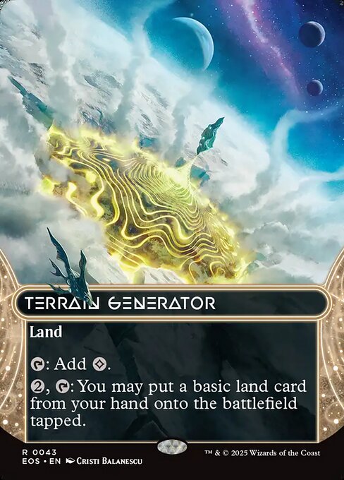 【ENG】■ボーダーレス■《地形形成装置/Terrain Generator》(043)[EOS]