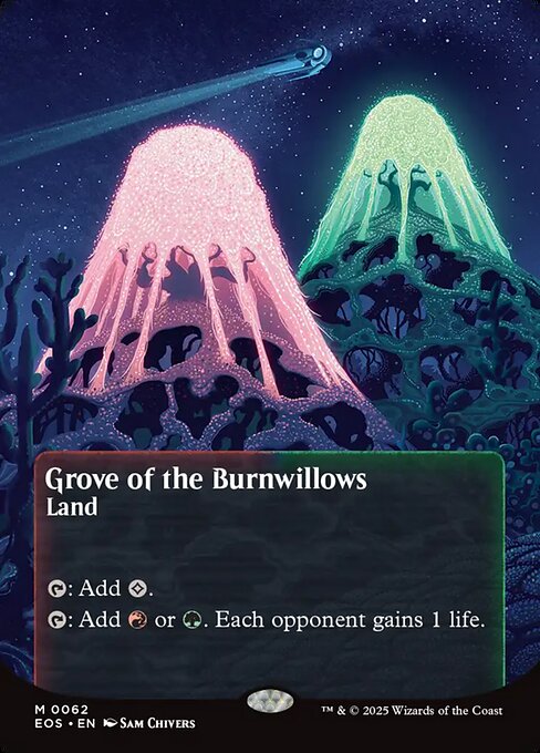 【ENG】【Foil】《燃え柳の木立ち/Grove of the Burnwillows》(062)[EOS]