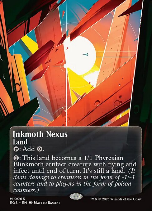 【ENG】【Foil】《墨蛾の生息地/Inkmoth Nexus》(065)[EOS]
