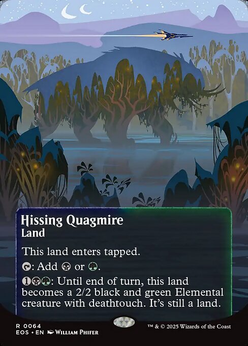 【ENG】【Foil】《風切る泥沼/Hissing Quagmire》(064)[EOS]
