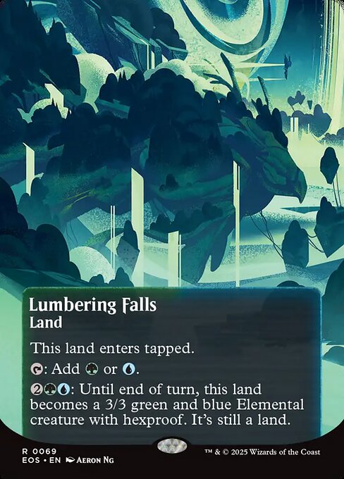 【ENG】【Foil】《伐採地の滝/Lumbering Falls》(069)[EOS]