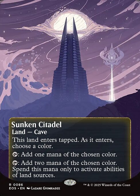 【ENG】■ボーダーレス■《沈んだ城塞/Sunken Citadel》(086)[EOS]