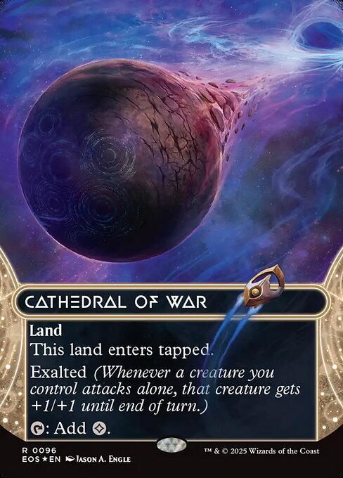 【ENG】【Foil】■ギャラクシー■《戦の大聖堂/Cathedral of War》(096)[EOS]
