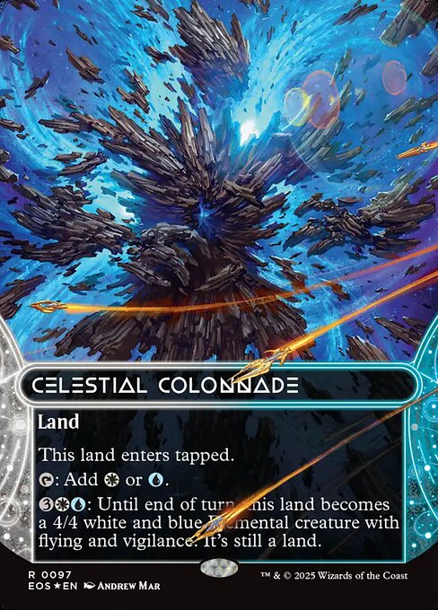 【ENG】【Foil】■ギャラクシー■《天界の列柱/Celestial Colonnade》(097)[EOS]