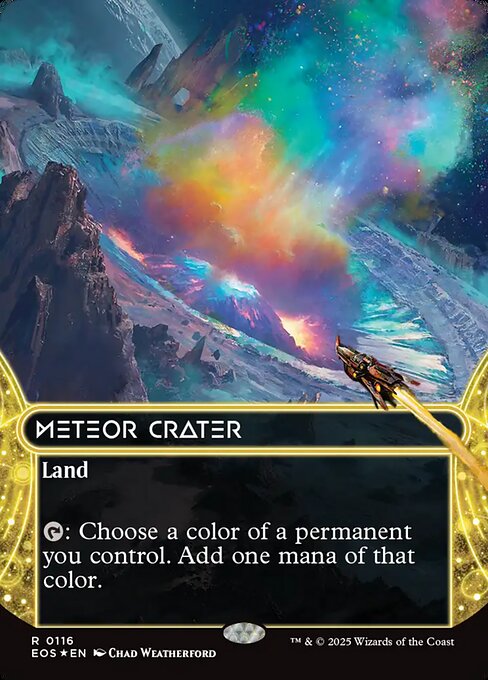 【ENG】【Foil】■ギャラクシー■《隕石のクレーター/Meteor Crater》(116)[EOS]