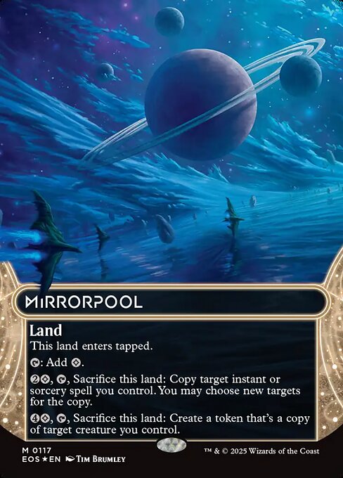 【ENG】【Foil】■ギャラクシー■《鏡の池/Mirrorpool》(117)[EOS]