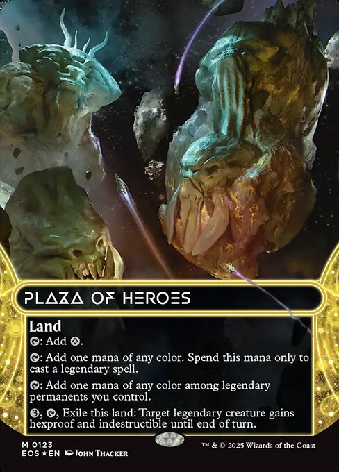 【ENG】【Foil】■ギャラクシー■《英雄の公有地/Plaza of Heroes》(123)[EOS]