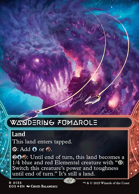 【ENG】【Foil】■ギャラクシー■《さまよう噴気孔/Wandering Fumarole》(135)[EOS]