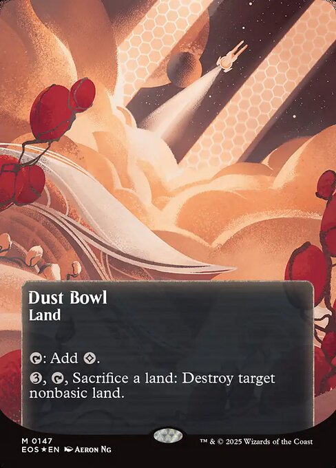 【ENG】【Foil】■ギャラクシー■《黄塵地帯/Dust Bowl》(147)[EOS]