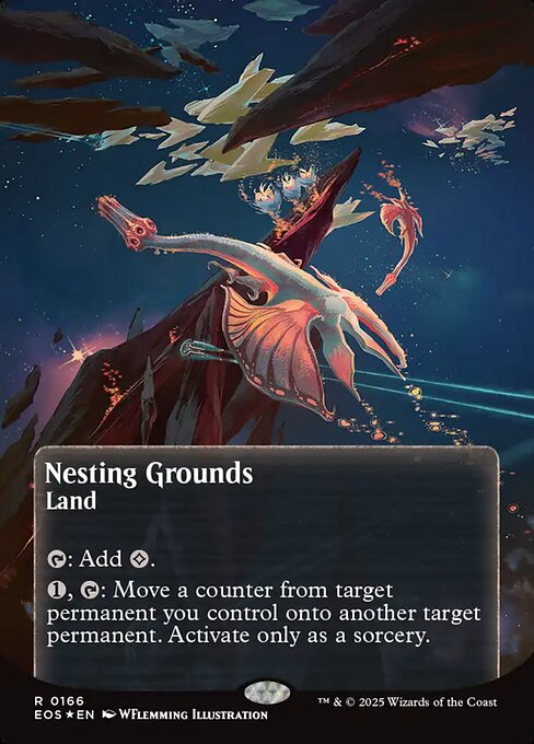 【ENG】【Foil】■ギャラクシー■《巣ごもりの地/Nesting Grounds》(166)[EOS]