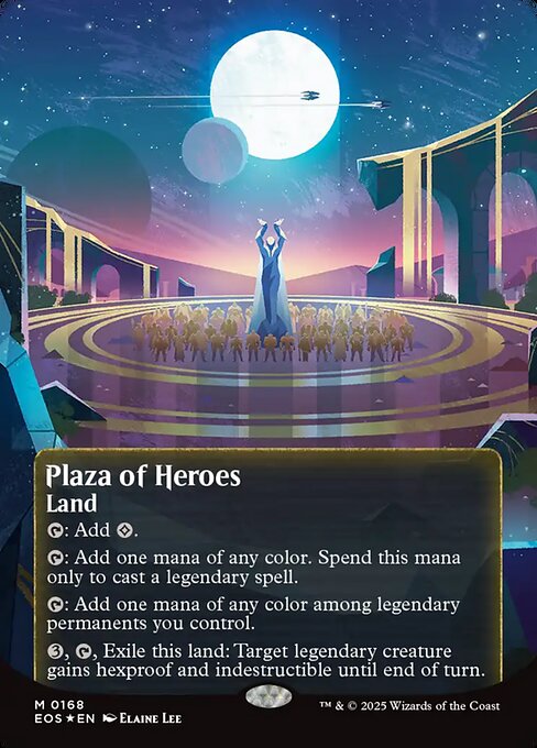【ENG】【Foil】■ギャラクシー■《英雄の公有地/Plaza of Heroes》(168)[EOS]