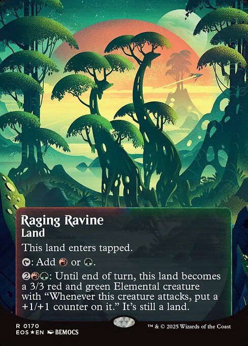 【ENG】【Foil】■ギャラクシー■《怒り狂う山峡/Raging Ravine》(170)[EOS]