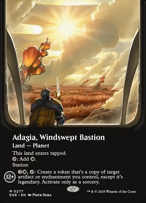 【ENG】■ボーダーレス■《吹きさらしの要塞、アダージア/Adagia, Windswept Bastion》[EOE]
