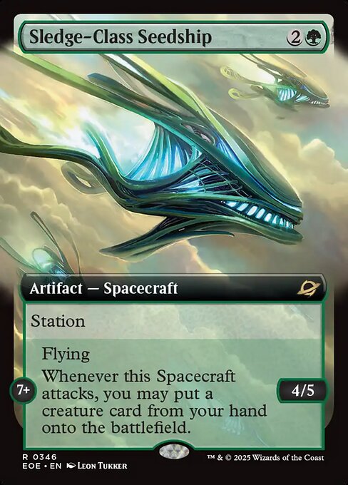 【ENG】■拡張アート■《スレッジ級シードシップ/Sledge-Class Seedship》[EOE]