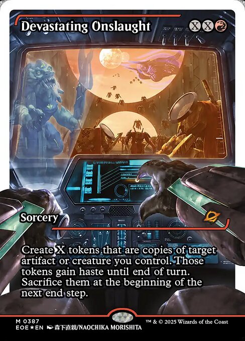 【ENG】【Foil】■フラクチャー■《絶望的猛攻/Devastating Onslaught》[EOE]