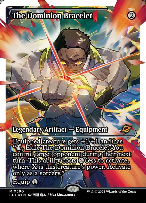 【ENG】【Foil】■フラクチャー■《統制の腕輪/The Dominion Bracelet》[EOE]