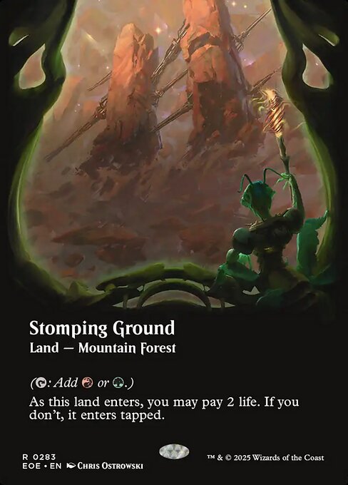 【ENG】【Foil】■ボーダーレス■《踏み鳴らされる地/Stomping Ground》[EOE]