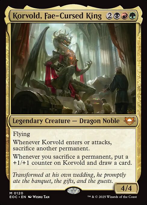 【ENG】《フェイに呪われた王、コルヴォルド/Korvold, Fae-Cursed King》[EOC]
