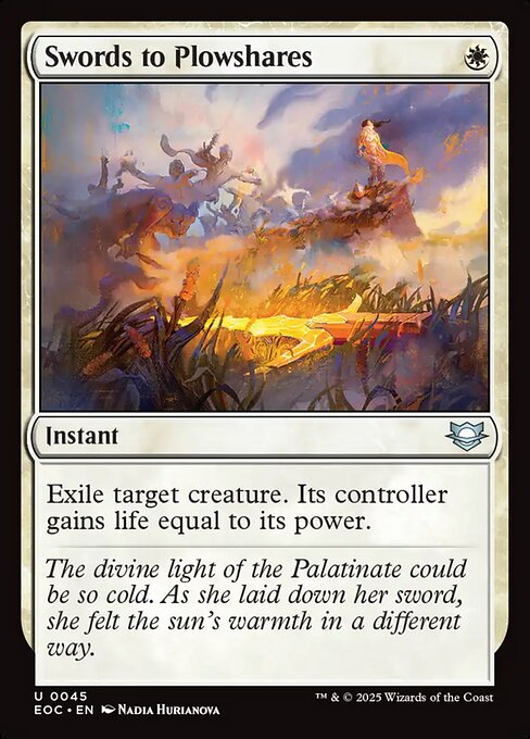 【ENG】《剣を鍬に/Swords to Plowshares》[EOC]
