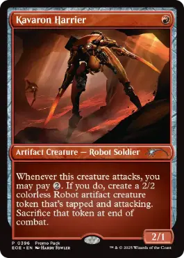 【ENG】【Foil】■プロモパック■《カヴァーロンの侵略機/Kavaron Harrier》[EOE]