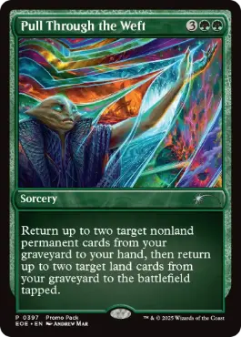 【ENG】【Foil】■プロモパック■《虚空間の切り抜け/Pull Through the Weft》[EOE]