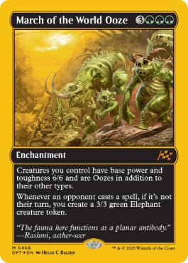 【ENG】【Foil】■FP■《世界軟泥の進撃/March of the World Ooze》[DFT]