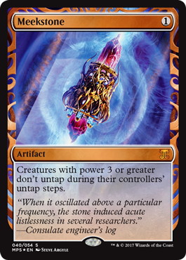 【ENG】【Foil】《弱者の石/Meekstone》※部分光沢[MPS]