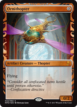 【ENG】【Foil】《羽ばたき飛行機械/Ornithopter》※全面光沢[MPS]