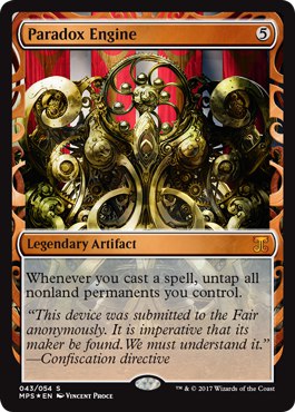 【ENG】【Foil】《パラドックス装置/Paradox Engine》※部分光沢[MPS]