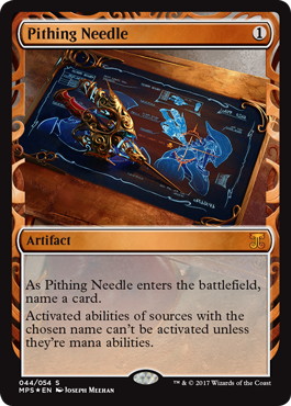 【ENG】【Foil】《真髄の針/Pithing Needle》※全面光沢[MPS]