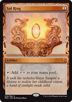 【ENG】【Foil】《太陽の指輪/Sol Ring》※全面光沢[MPS]