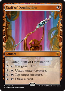 【ENG】【Foil】《威圧の杖/Staff of Domination》※部分光沢[MPS]