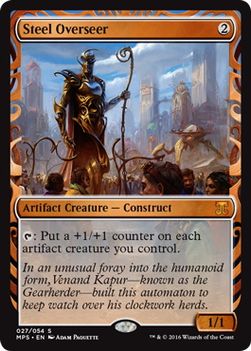 【ENG】【Foil】《鋼の監視者/Steel Overseer》※部分光沢[MPS]