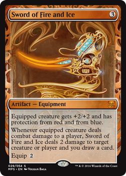 【ENG】【Foil】《火と氷の剣/Sword of Fire and Ice》※全面光沢[MPS]