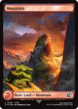 【ENG】【Foil】■ボーダーレスサージ■《山/Mountain》(575)[FIN]