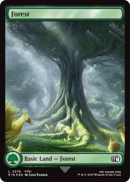 【ENG】【Foil】■ボーダーレスサージ■《森/Forest》(576)[FIN]