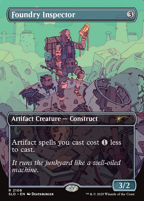 【ENG】【Foil】■ギャラクシー■《鋳造所の検査官/Foundry Inspector》(2106)[Secret Lair]