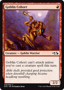 【ENG】■DD3■《ゴブリンの群勢/Goblin Cohort》[EvG]