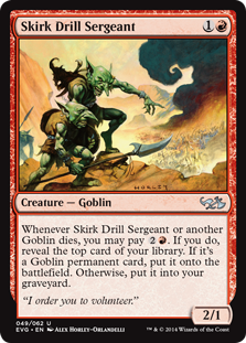 【ENG】■DD3■《スカークの教練教官/Skirk Drill Sergeant》[EvG]