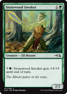 【ENG】■DD3■《岩石樹の発動者/Stonewood Invoker》[EvG]